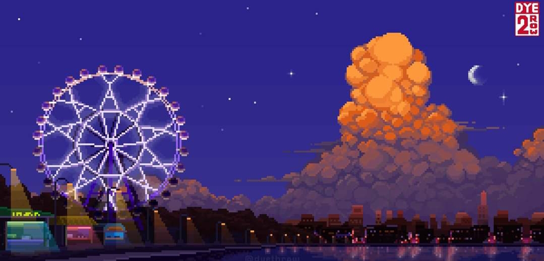 Discovery splash banner for Dyethrow PIXEL Discord server