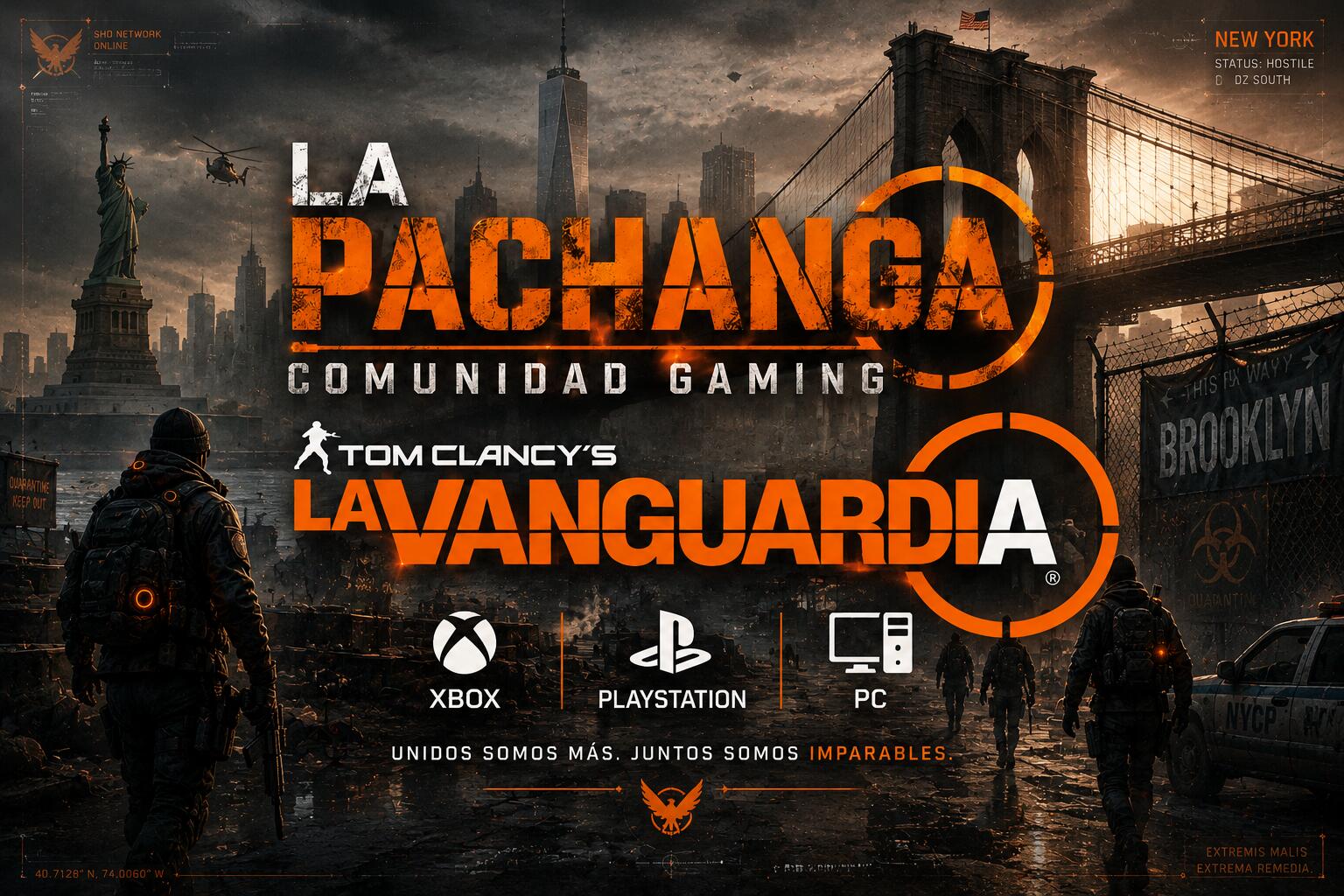 Discovery splash banner for LA PACHANGA Discord server