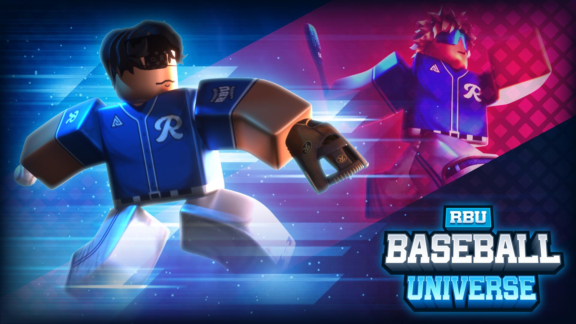Discovery splash banner for Roblox | Baseball Universe Discord server