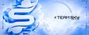 Discovery splash banner for Team Sky Discord server