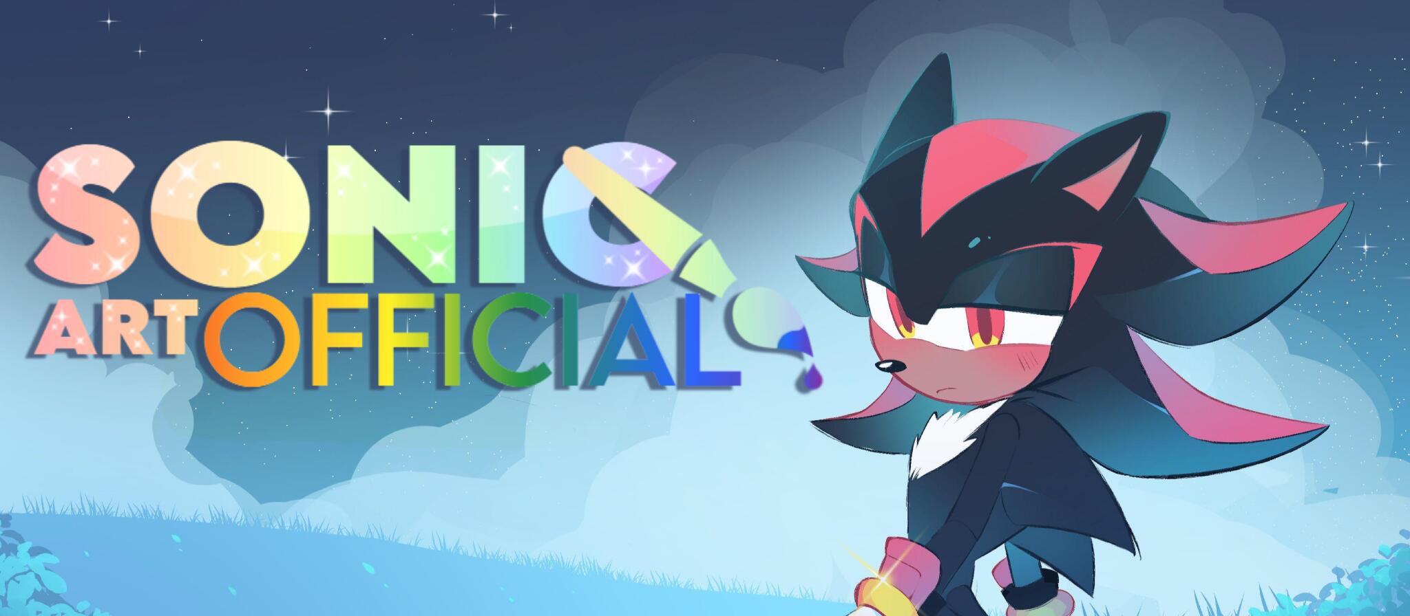 Discovery splash banner for 🌈 SONIC ART: OFFICIAL 🎨【TAG + 95% REVAMPED】 Discord server