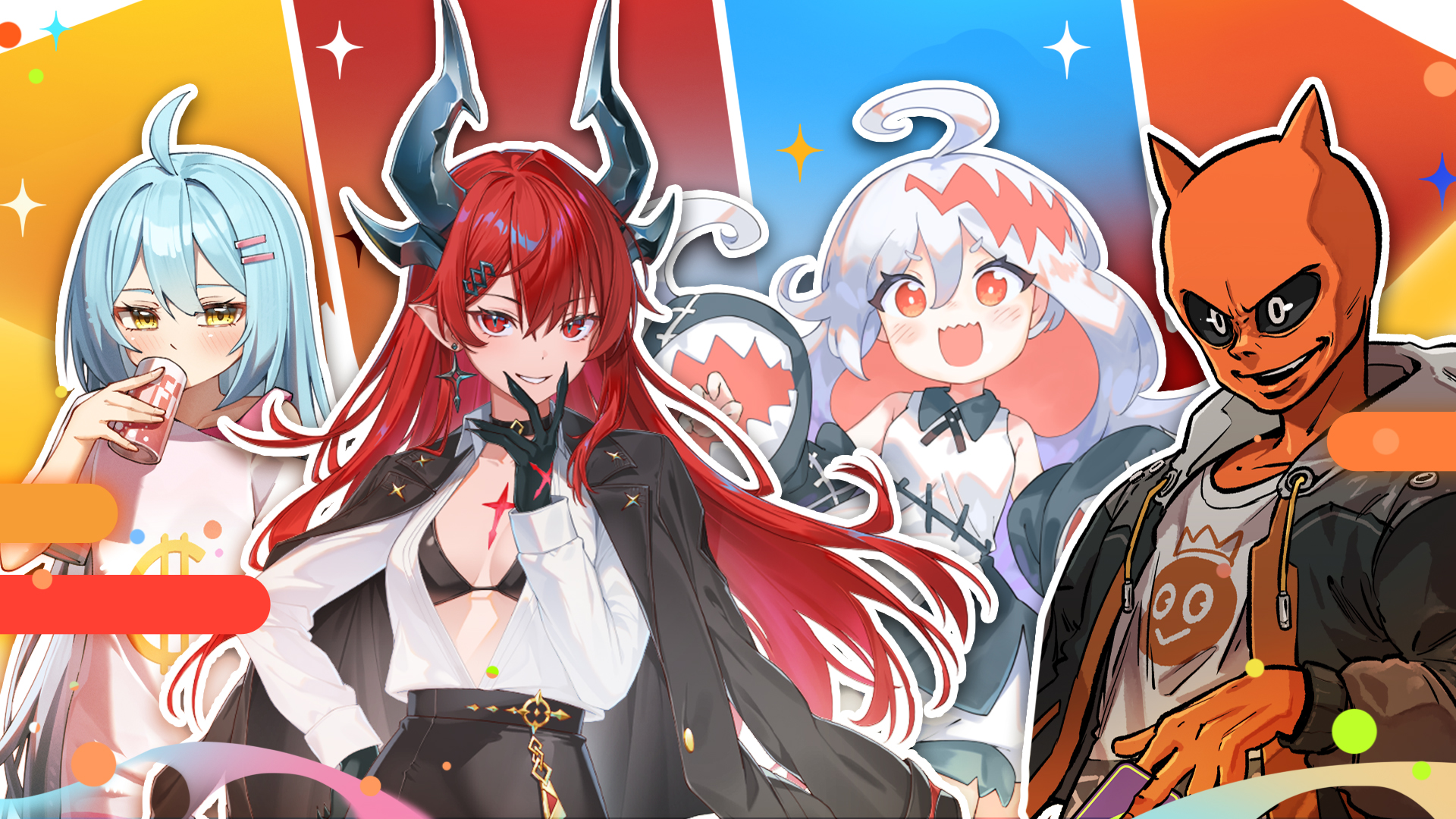 Discovery splash banner for Slap 'em UP! - Haabiz.Games Discord server