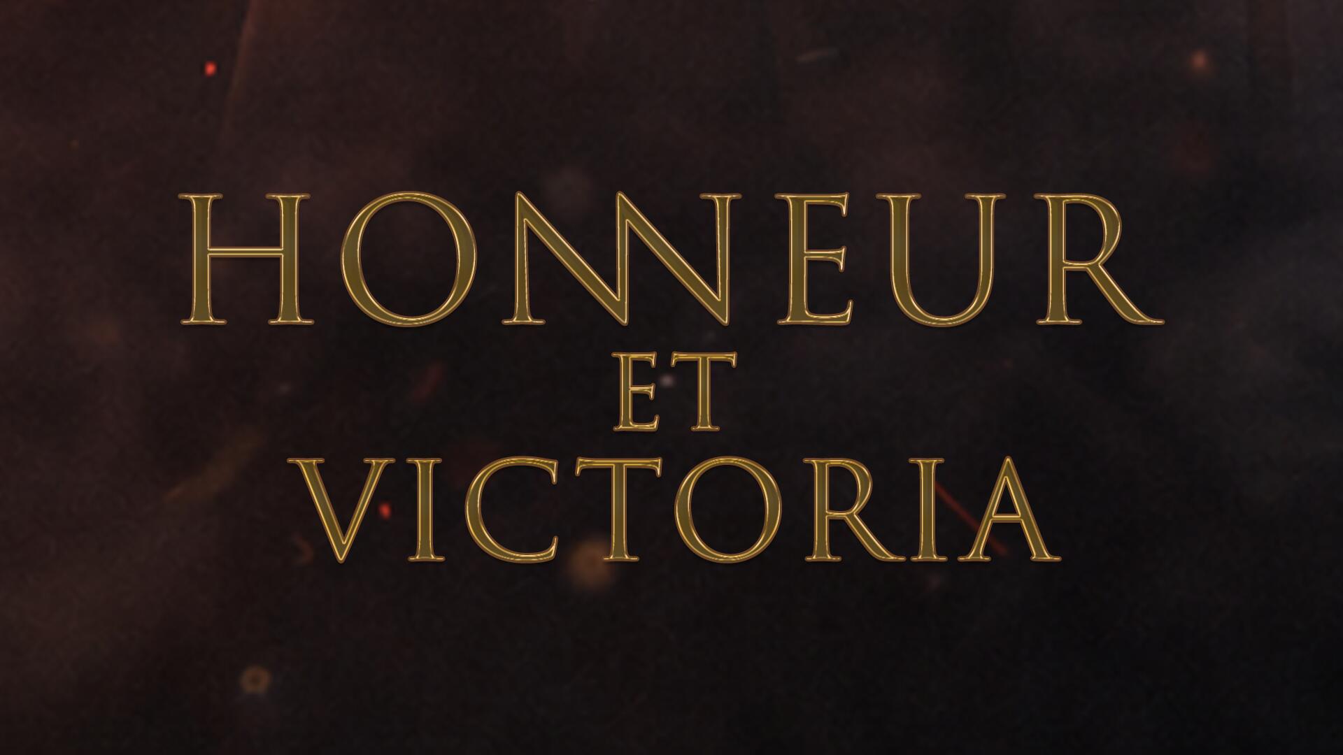 Discovery splash banner for Honneur et Victoria Discord server
