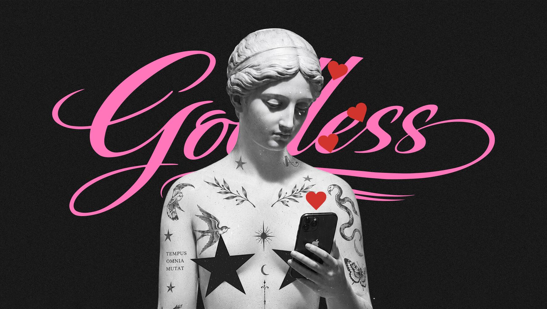 Discovery splash banner for Godless (21+) Discord server