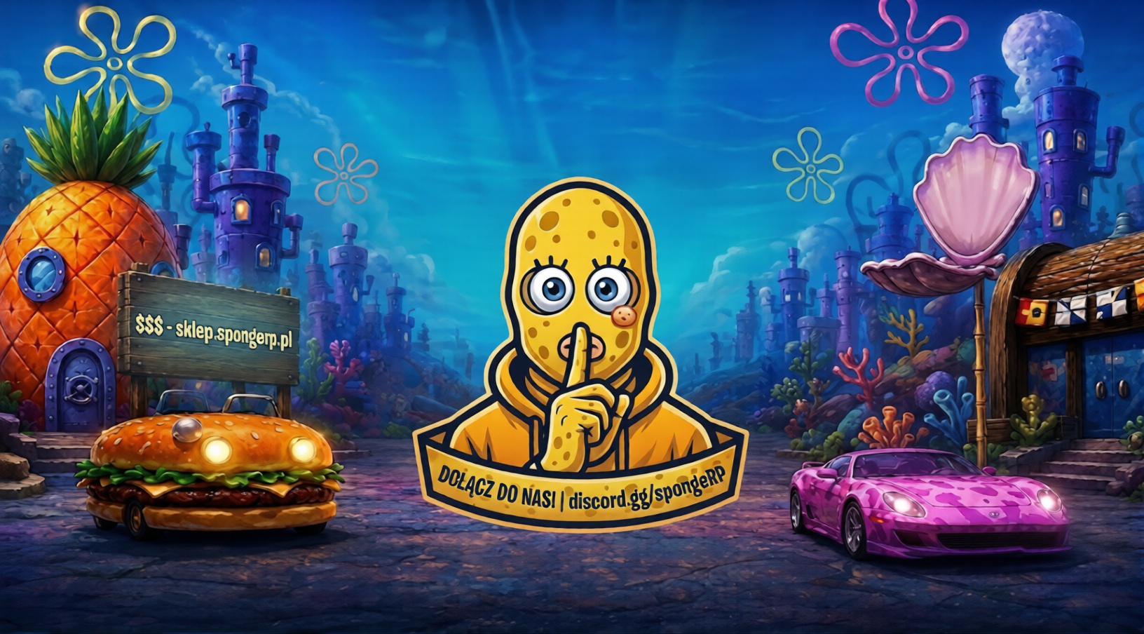 Discovery splash banner for Community Discord server
