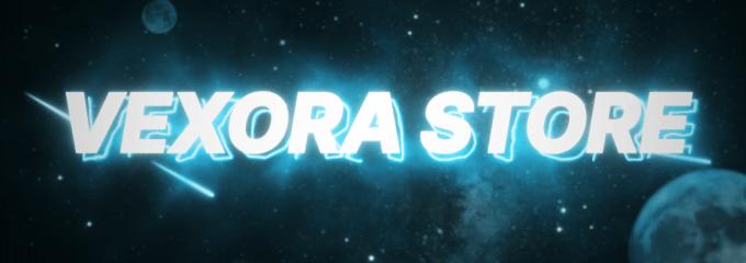 Discovery splash banner for Vexora Store Discord server