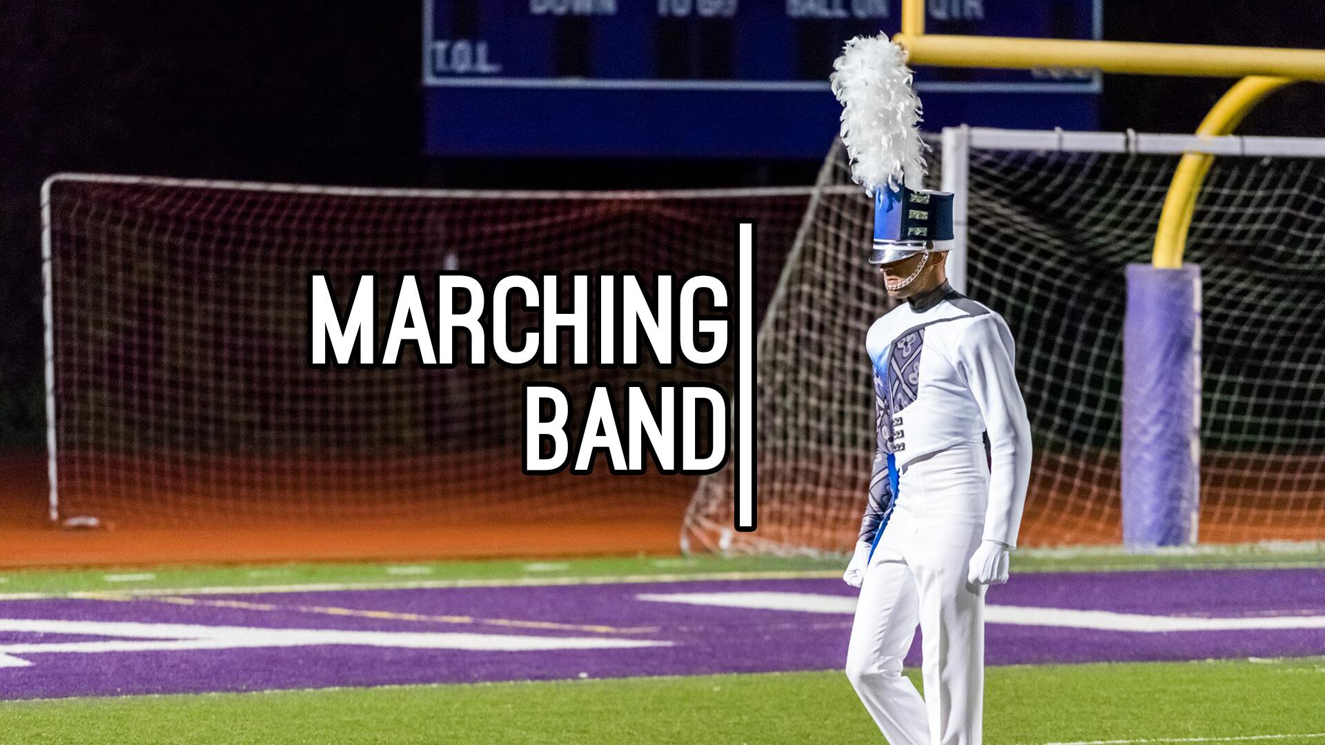 Discovery splash banner for Marching Band Discord server