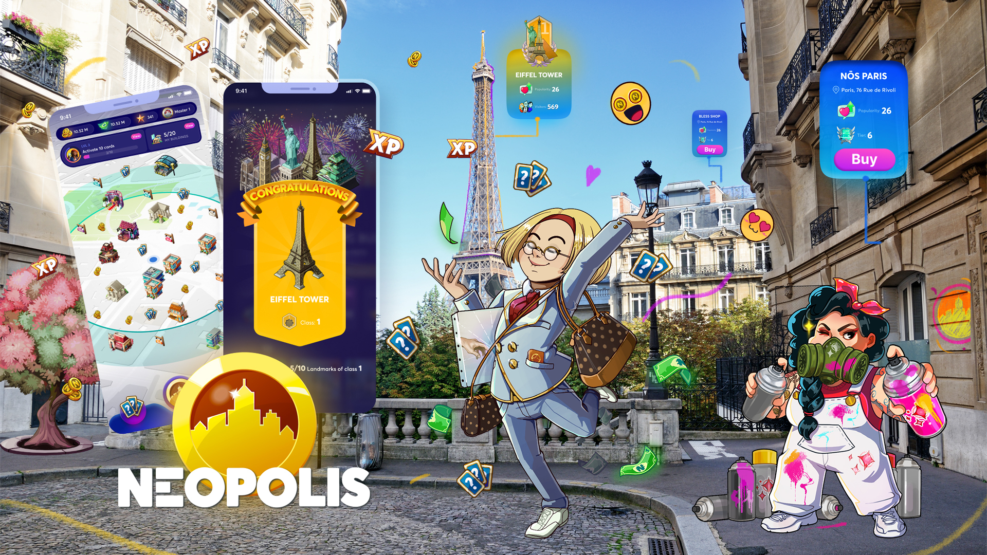 Discovery splash banner for Neopolis GO Discord server