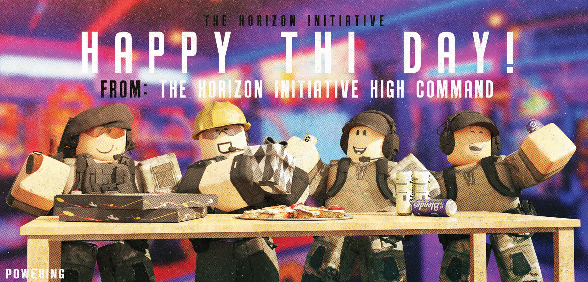 Discovery splash banner for The Horizon Initiative Discord server