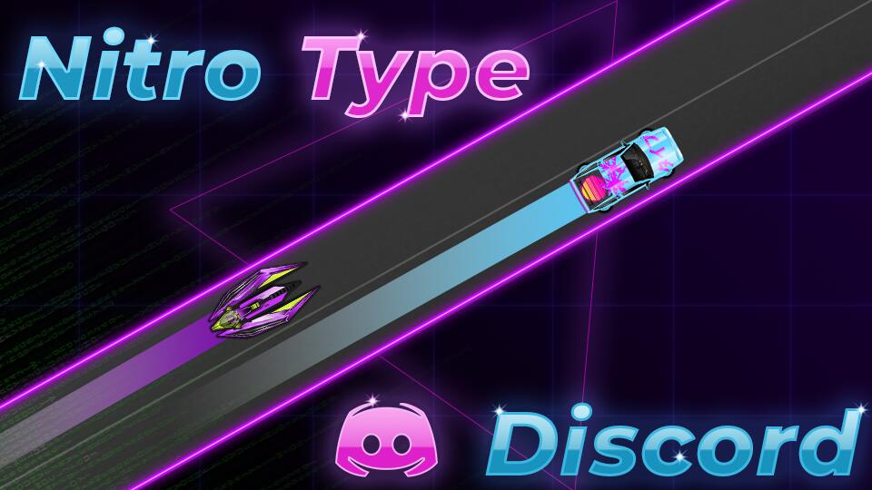 Discovery splash banner for Nitro Type Discord server