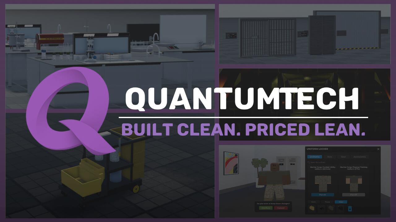 Discovery splash banner for QuantumTech Discord server