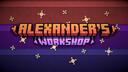 Discovery splash banner for Alexander's Workshop Discord server