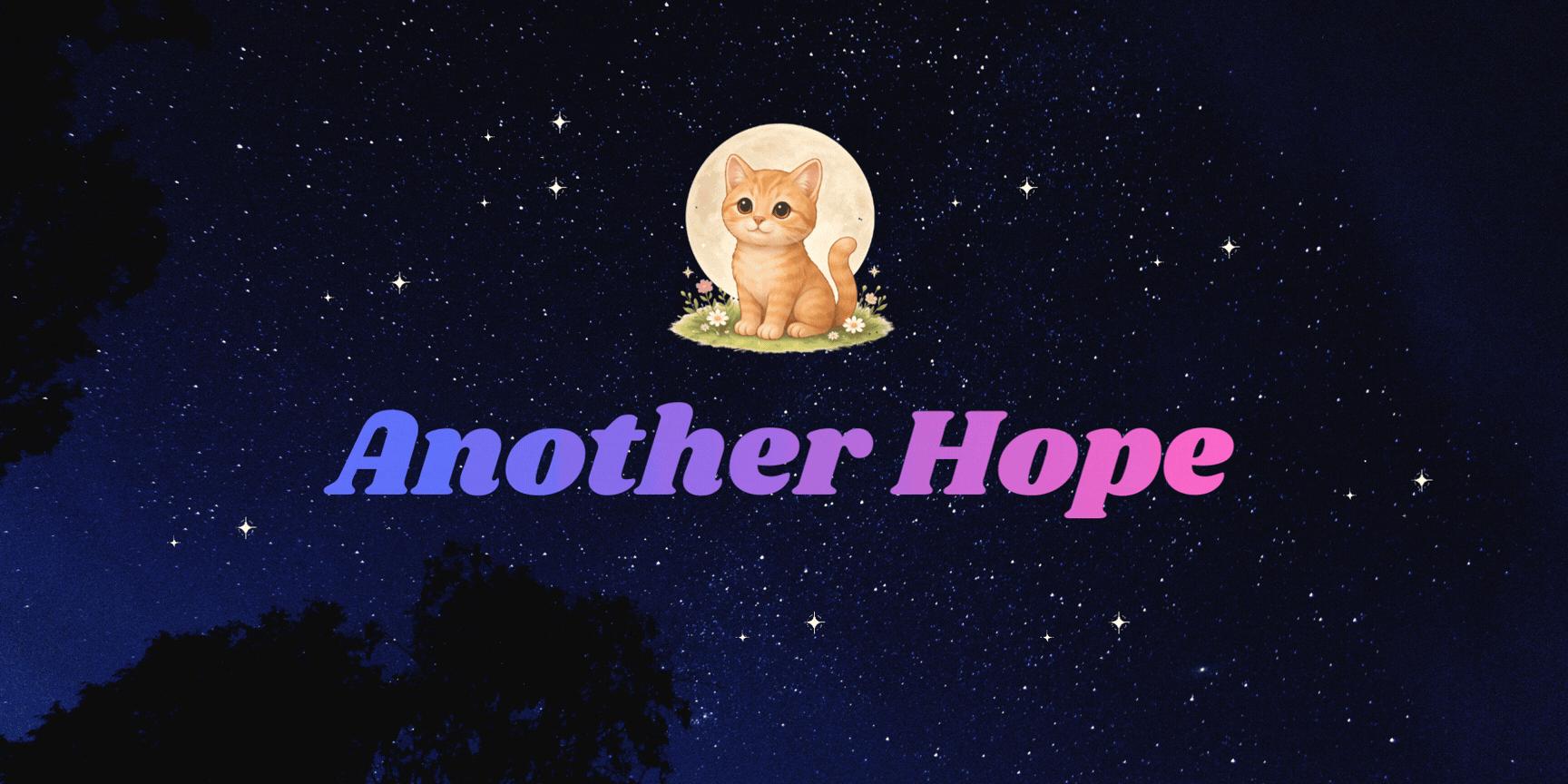 Discovery splash banner for 🌙꒱・Another Hope! Discord server