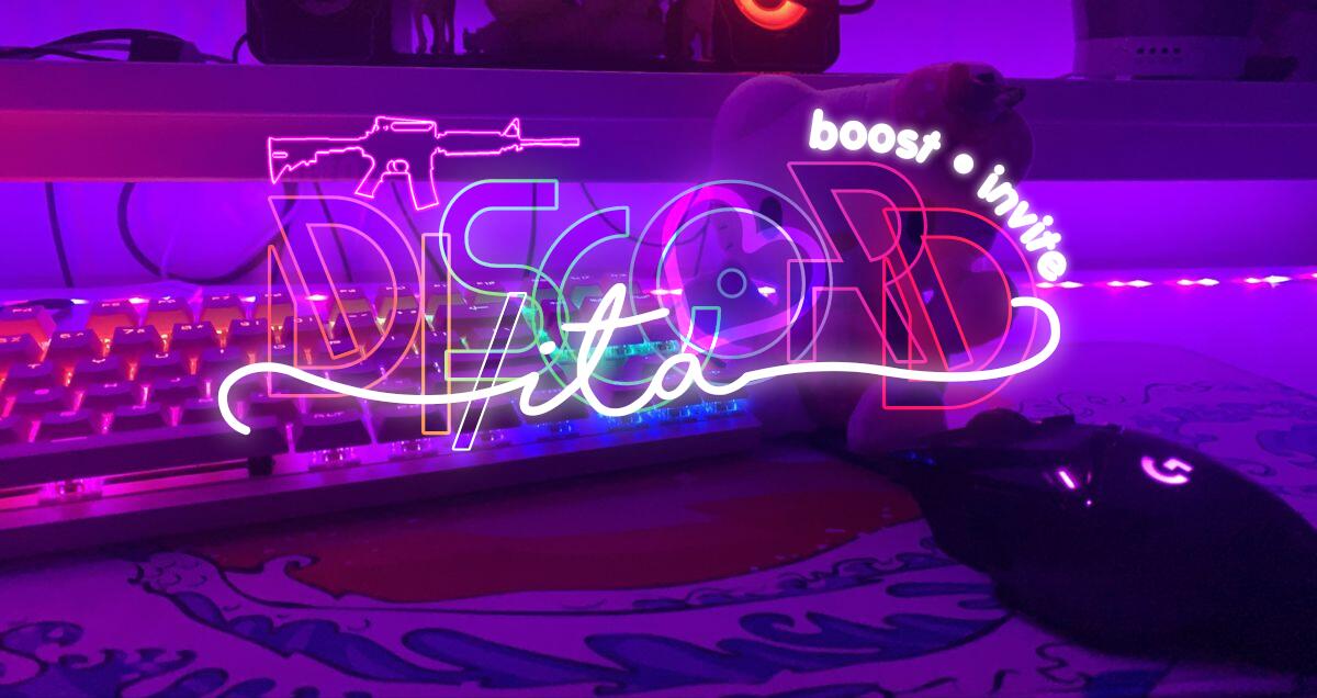Discovery splash banner for Discord Ita ♡ .gg/ita | Italia • Social • Active • Chill • Events Discord server